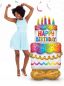 Preview: Airloonz Rießige Geburtstagstorte luftgefüllt